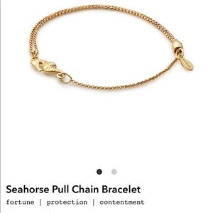 Alex and ani seahorse 14kt bracelet
